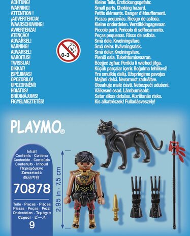 70878 PLAYMOBIL Special Plus Krijger met panter 