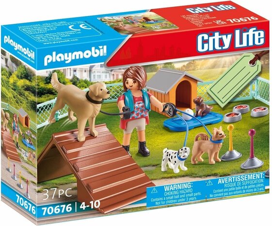 70676 PLAYMOBIL City Life Hondentrainster