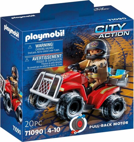 71090 PLAYMOBIL City Action Brandweer Speed Quad