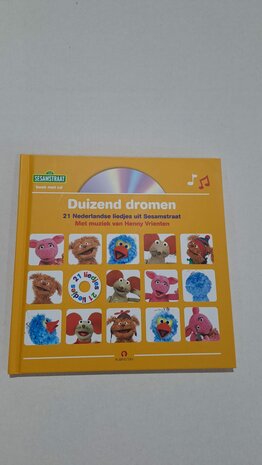 33693 Sesamstraat Boek Duizend dromen met CD