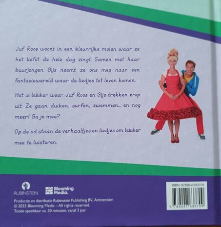 33709 Juf Roos Boek Naar Buiten met Juf Roos met CD