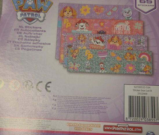 38557 Paw Patrol Sticker Set van 65 stickers