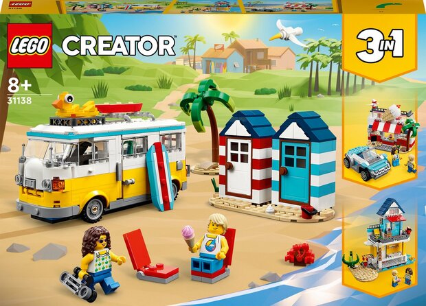 31138 LEGO Creator 3in1 Strandkampeerbus Zomervakantie