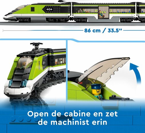 60337 LEGO City Treinen Passagierssneltrein