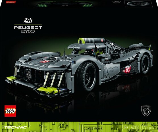 42156 LEGO Technic PEUGEOT 9X8 24H Le Mans Hybrid Hypercar