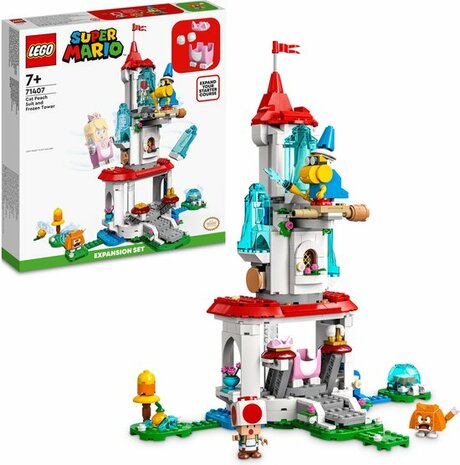 71407 LEGO Super Mario Uitbreidingsset: Kat-Peach-uitrusting en IJstoren