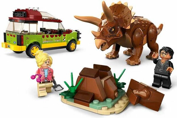 76959 LEGO Jurassic World Jurassic Park Triceratops onderzoek