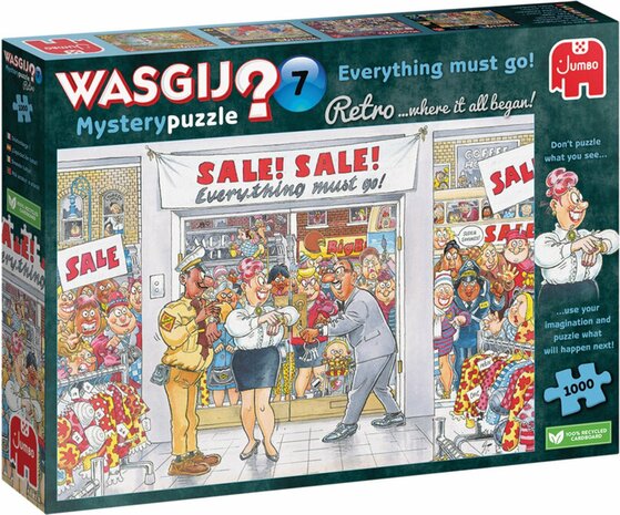 00182 Jumbo Puzzel Wasgij Mystery Everything Must Go1000 stukjes