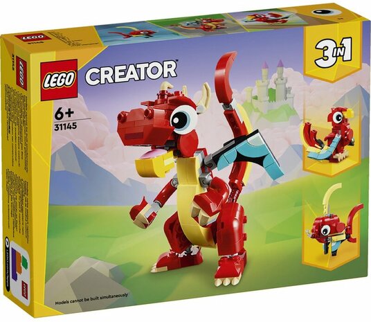 31145 LEGO Creator 3in1 Rode draak