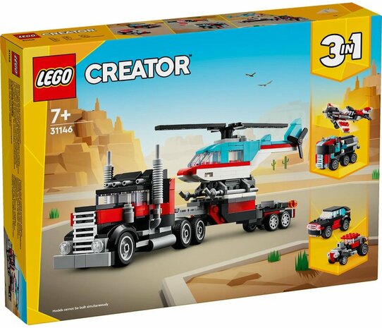 31146 LEGO Creator 3in1 Truck met helikopter