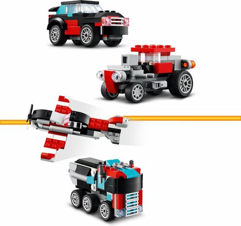 31146 LEGO Creator 3in1 Truck met helikopter