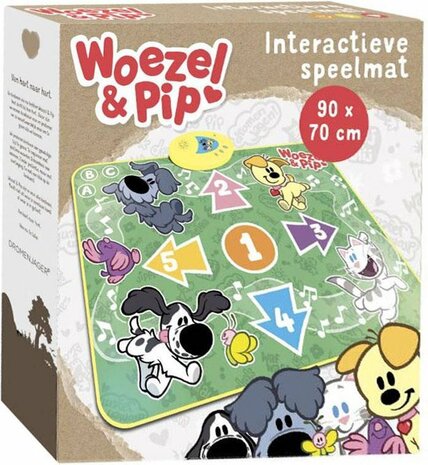 30854 Woezel En Pip Interactieve Speelmat 90x70 cm