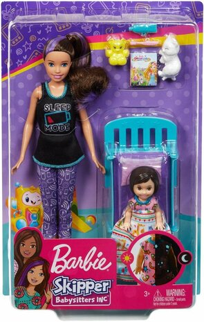 03563 Barbie Family Skipper Babysitter Bedtijd