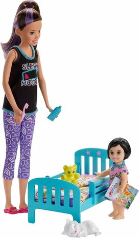 03563 Barbie Family Skipper Babysitter Bedtijd