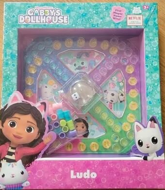 93201 Gabby's Dollhouse Bordspel Ludo