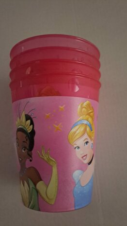 67812 Disney Princess Bekers Herbruikbaar 4 Stuks Roze