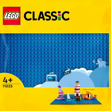 11025 LEGO Classic Blauwe Bouwplaat