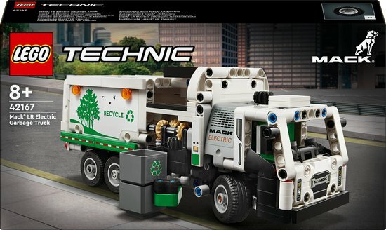 42167 LEGO Technic Mack LR Electric vuilniswagen