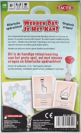 59599 Tactic Wedden Dat Je Het Kan Reisspel