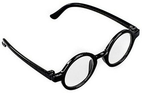 91060 I'm a Girly Accessory Zwarte Ronde Bril