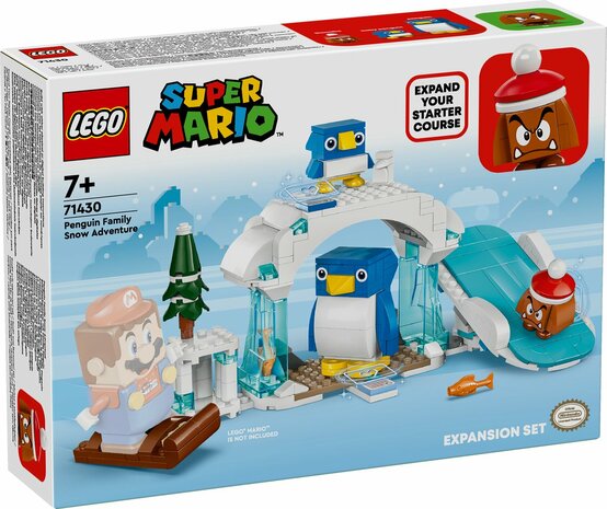 71430 LEGO Super Mario Uitbreidingsset: Sneeuwavontuur met penguin en familie