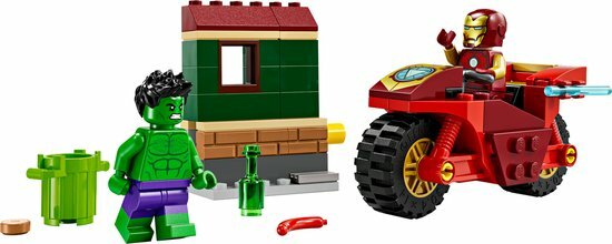 76287 LEGO Marvel Iron Man met motor en de Hulk