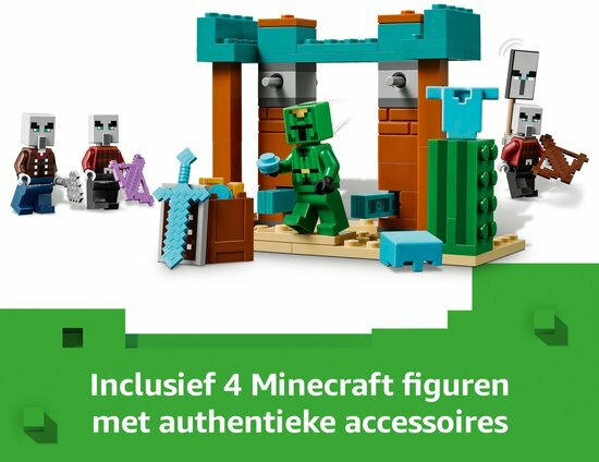 21267 LEGO Minecraft De Illagers in de woestijn