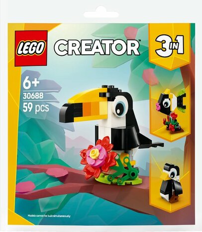 30688 LEGO Creator Tropische Toekan (paperbag)