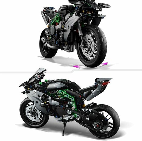 42170 LEGO Technic Kawasaki Ninja H2R motor