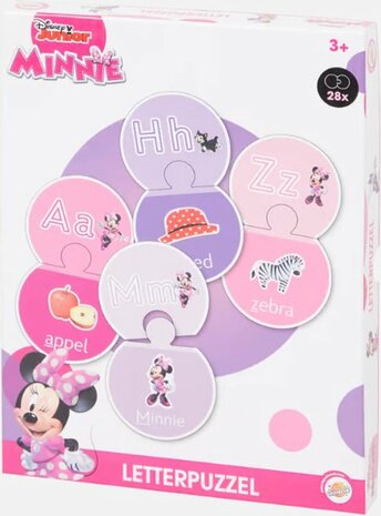 64914 Letterpuzzel Disney Junior Minnie Educatief Spel