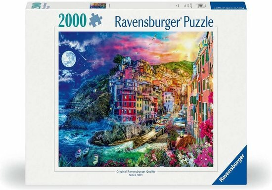 008033 Ravensburger Puzzel Colorful Cinque Terre 2000 stukjes