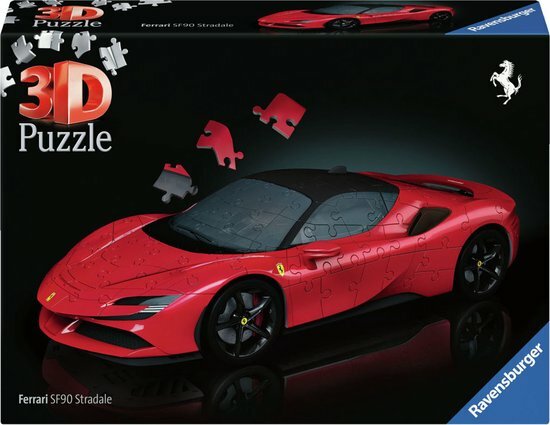 115761 Ravensburger 3D Puzzel Ferrari SF 90 Stradale 108 stukjes