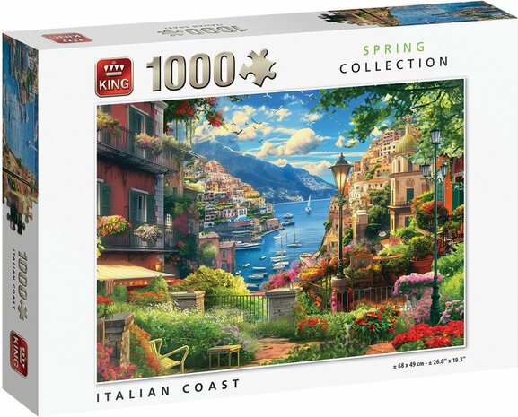 01972 King Puzzel Italian Coast 1000 stukjes