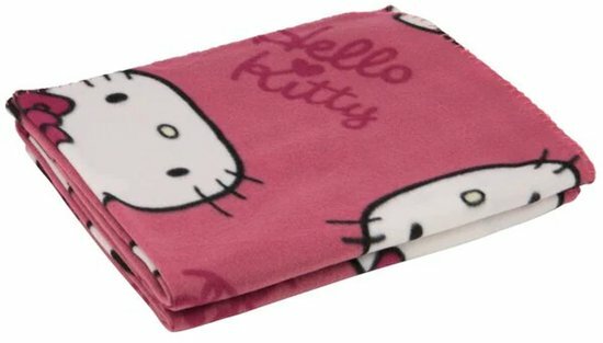 37342 Hello Kitty Fleecedeken 130x150cm