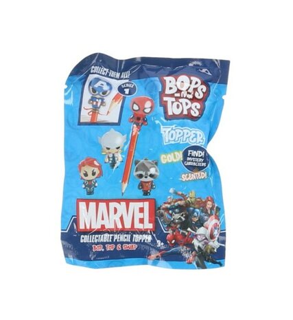 74917 Marvel Potlood Topper 4cm Bops-N-Tops