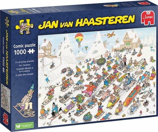 00250 Jumbo Puzzel Jan van Haasteren Van Onderen! 1000 stukjes