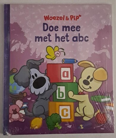 52583 Woezel en Pip Boek Doe mee met het ABC