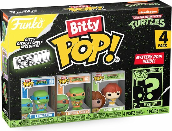 15072 Funko Bitty Pop!  Teenage Mutant Ninja Turtles 2cm