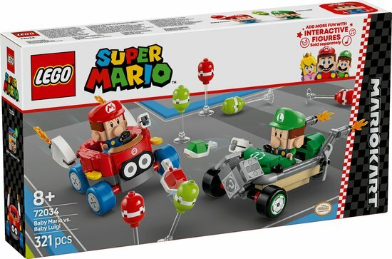 72034 LEGO Mario Kart Baby Mario vs Baby Luigi