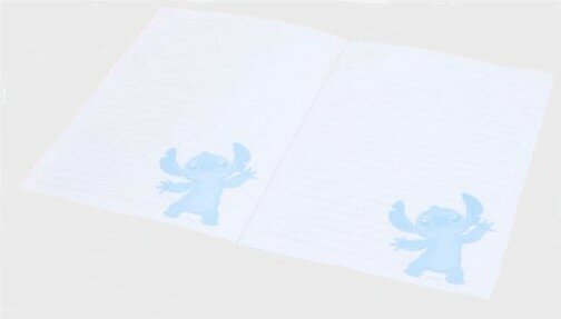27787 Disney Stitch Pluche Notitieboek A5 Licht Roze 