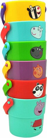 65333 Peppa Pig Emmers Stapelen 6 stuks