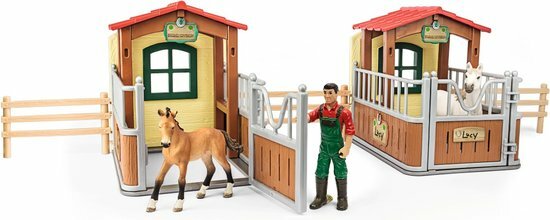 72116 Schleich Bezoek de open stal