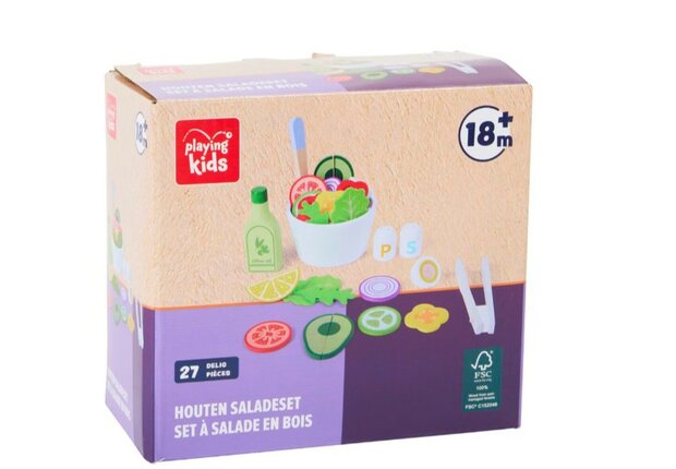 22781 Playing Kids Houten Saladeset