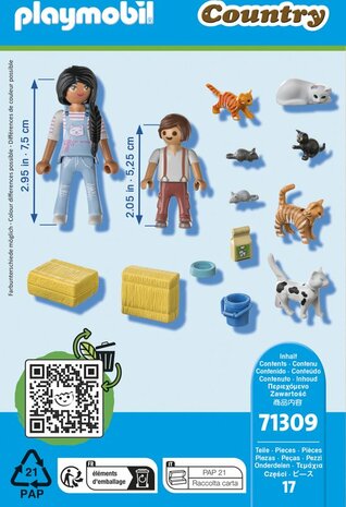 71309 PLAYMOBIL Country Kattenfamilie