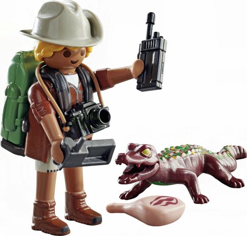 71168 PLAYMOBIL Special plus Onderzoeker met jonge kaaiman