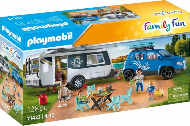 71423 PLAYMOBIL Family Fun Caravan met auto