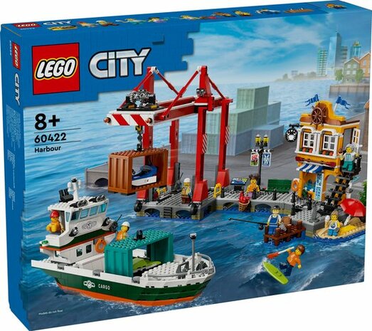 60422 LEGO City Haven met vrachtschip