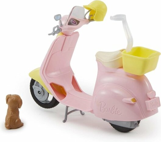 32866 Barbie Scooter Met Hondje