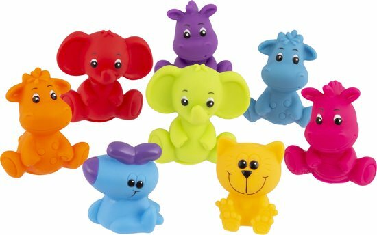 84176 Playgro Geschenkset Kadoset badspeeltjes Jungle dieren  8st