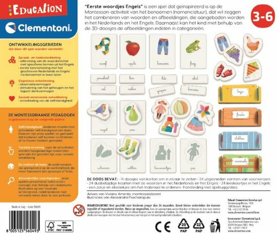 60493 Clementoni Montessori  English (NL)